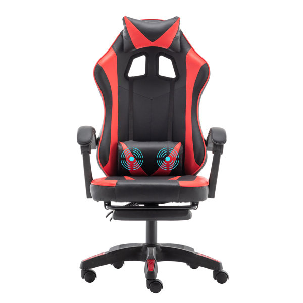 Inbox Zero Reclining Ergonomic Faux Leather Swiveling PC & Racing Game
